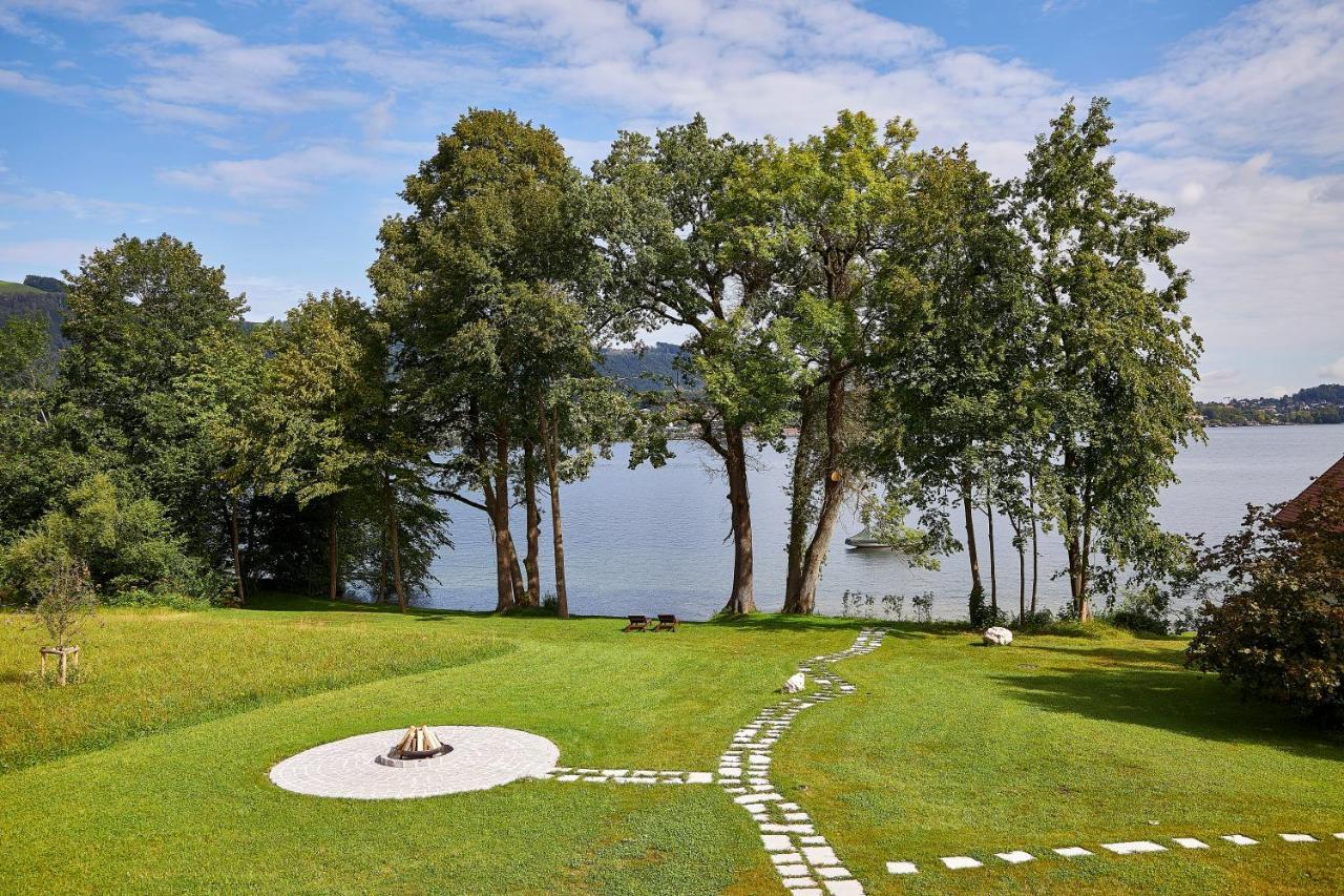 Seechalet Traunsee Ort im Innkreis Esterno foto